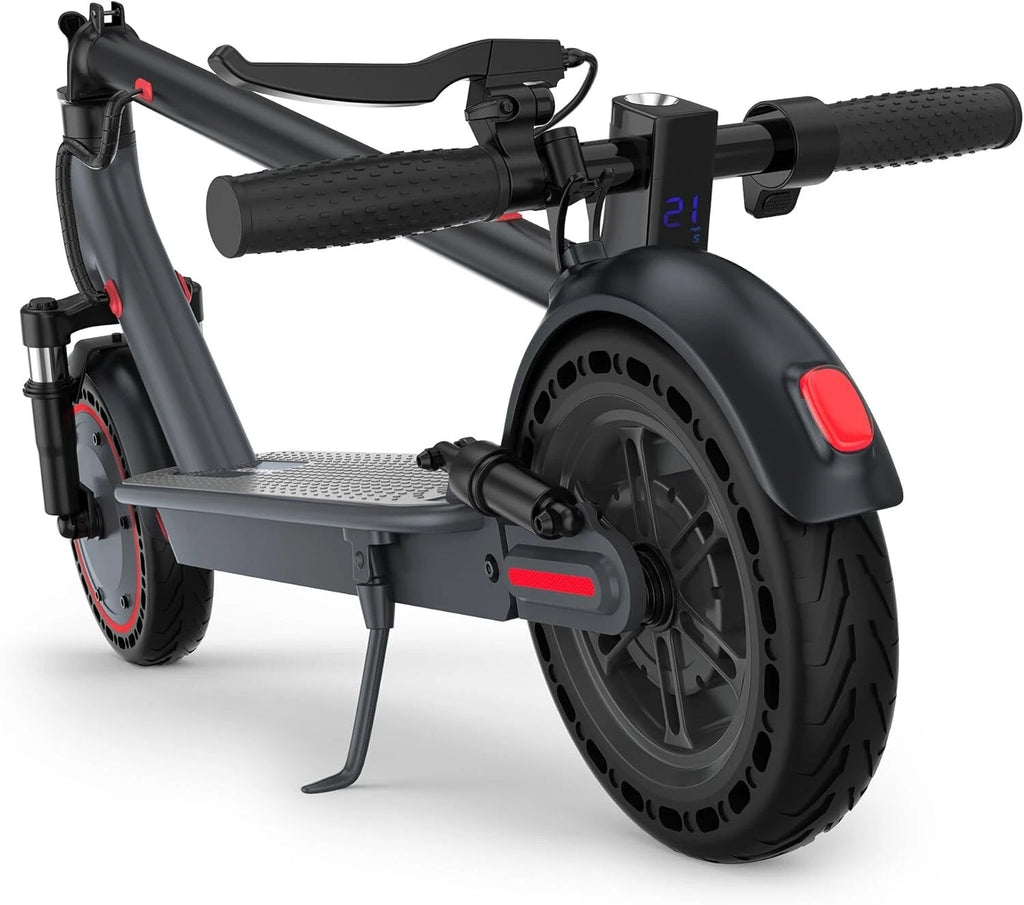 Electric Scooter 500W E-Scooter Top Speed 22MPH Dual Shock Absorbers Braking System Solid Tires 10INCH
