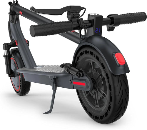 Electric Scooter 500W E-Scooter Top Speed 22MPH Dual Shock Absorbers Braking System Solid Tires 10INCH